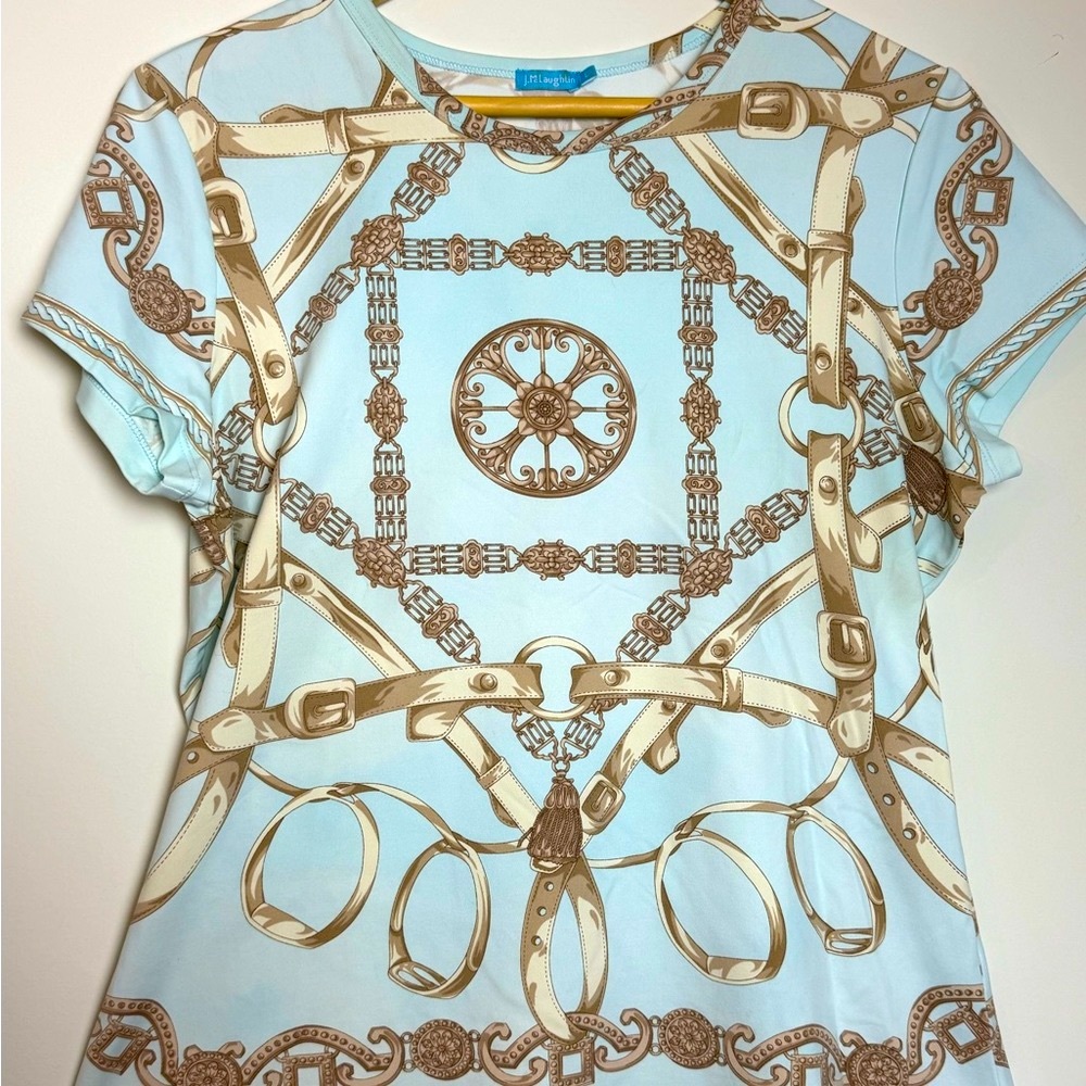Classic J. McLaughlin Equestrian Top
Short Sleeve size L
